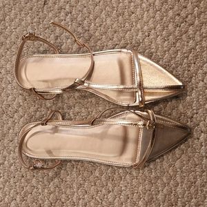 Brand new rose gold sandal